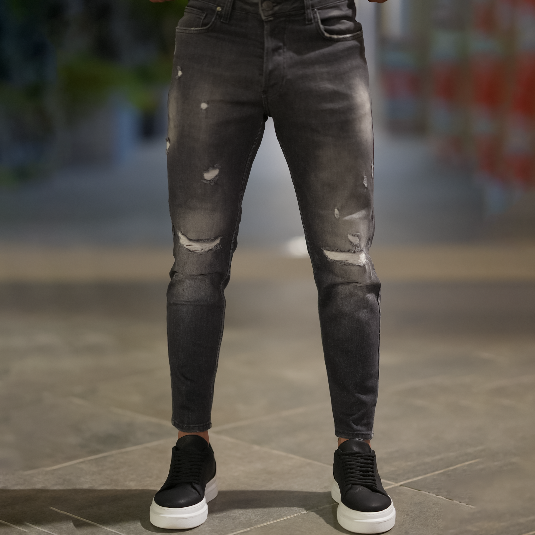 Distressed Jeans
