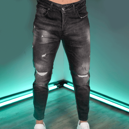 Distressed Jeans #BLK0120